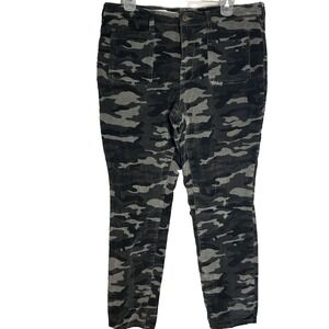 Pilcro Letterpress Pants Adult Womens High Rise Skinny Camo Corduroy 32